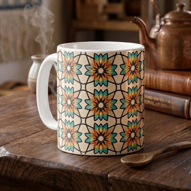 Boho Kalejdoskop Kaffemugg (Skapare uppladdad)