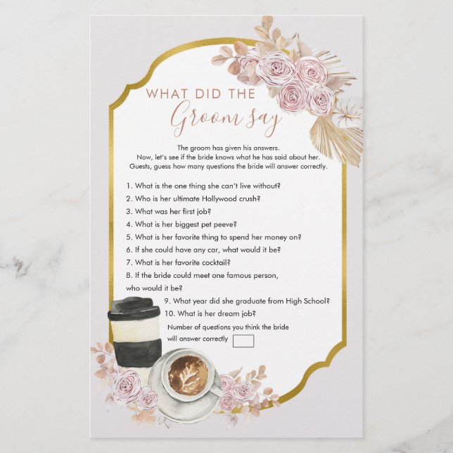 Boho Kärlek andas Möhippa vad Groom säger (Framsida)