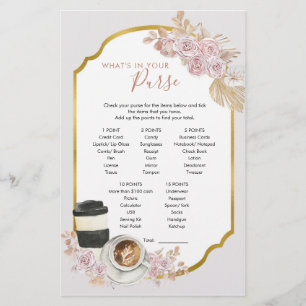 Boho Kärlek andas vad som finns i dina Purse Games