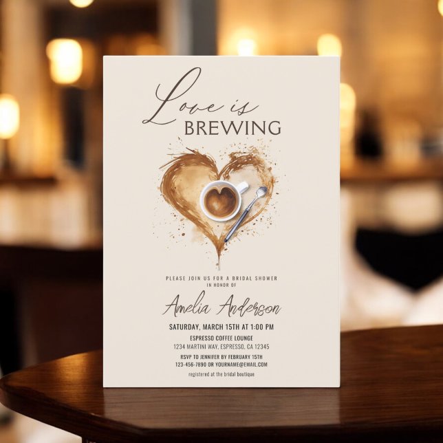Boho Kärlek är Brewing Möhippa Inbjudningar (Skapare uppladdad)