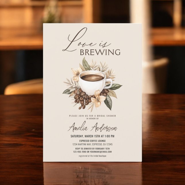 Boho Kärlek är Brewing Möhippa Inbjudningar (Skapare uppladdad)