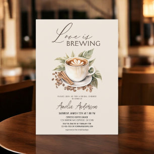 Boho Kärlek är Brewing Möhippa Inbjudningar