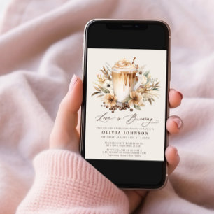 Boho Kärlek är Brewing Möhippa Inbjudningar