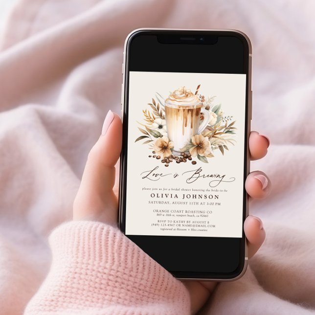 Boho Kärlek är Brewing Möhippa Inbjudningar (Skapare uppladdad)