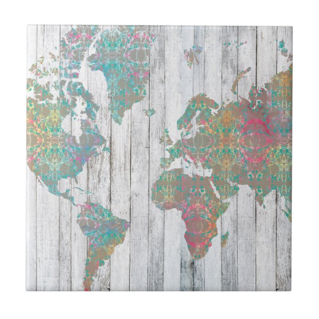 Boho Karta II Kakelplatta (Framsidan)