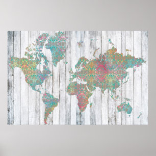 Boho Karta II Poster