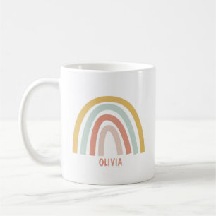 Boho Kids Rainbow Personlig Kaffemugg