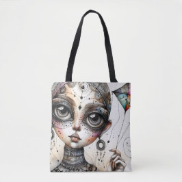 "Boho Kite" Tote Bag by DAKimage Tygkasse