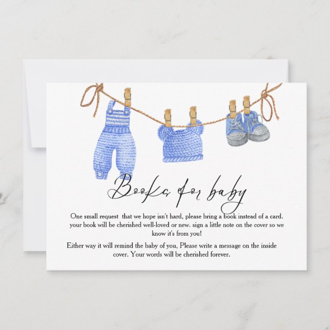 Boho klädlinje bok för baby förfrågan Kort (Framsida)