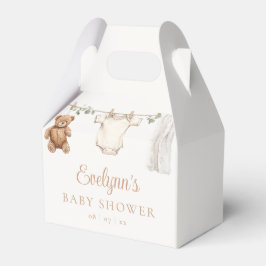 Boho Klädlinje Könsneutral Babyfest Presentaskar