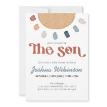 Boho kommer hit och bjuder in sonbabyduschen