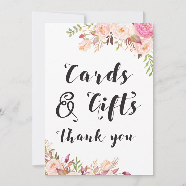 Boho-kort och gåvor - Storlek 5 x 7 tum Inbjudningar (Framsida)