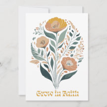 Boho kristen inspirerande troens blommor