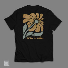 Boho kristen Väx i tro Inspirerande T Shirt