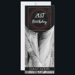 Boho kvinnor i hatt med tatuering 21:a födelsedage inbjudningar<br><div class="desc">En verkligt unik boho-kvinna i hatt med tatuerad arm-konst, svart och vit pghotograf, 21:a födelsedag (eller någon ålder), inbjudan till parti, i en lång rektangulär form, för den unga individualisten. Du kan byta ut bilden om du vill med en av dina egna genom att ta bort den och ladda upp...</div>