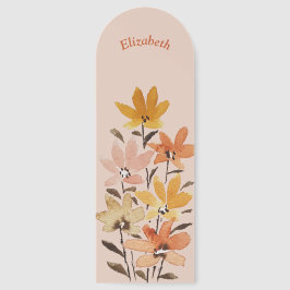 Boho Land Blommigt Monogram