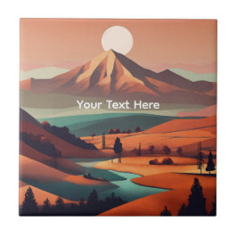 Boho landscape  kakelplatta