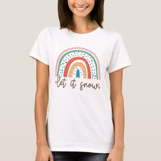 Boho "Låt det snöa" Rainbow | T Shirt