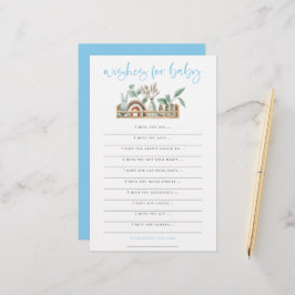 Boho Leksak Boy Önskemål for Baby Shower Game