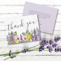 Boho Lemons & Lavender Möhippa Tack