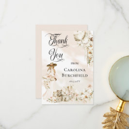 Boho Leopard | Barnstödsprogram för kvinnor Tack Kort