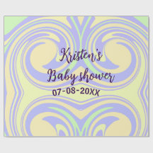 Boho lila grönt babydusch marmor, modern, modern