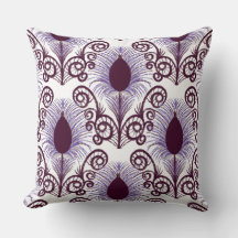 Boho Lila Jewel Tone Peacock Feather