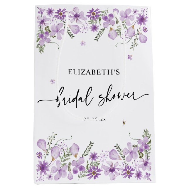 Boho Lila Möhippa Medium Gift Bag (Framsidan)