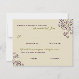 Boho Lila Spiral Pub/Bat mitzvah OSA kort