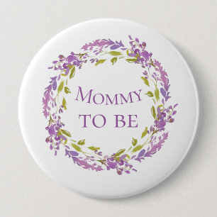 Boho Lila Wandan Mamma to be 4" Knapp