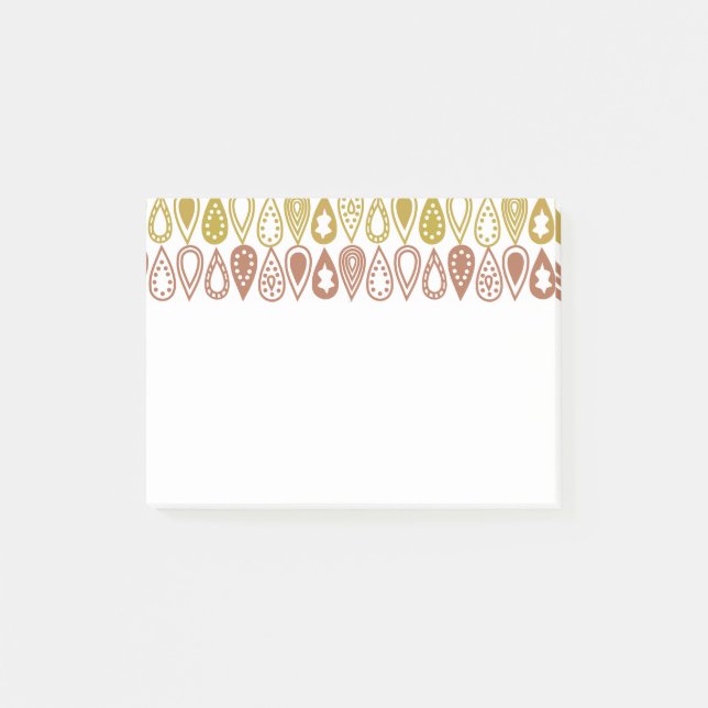 Boho Linjer Post-it Block (Framsida)