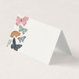 Boho Little Butterfly Place Card Bord Decor Kort