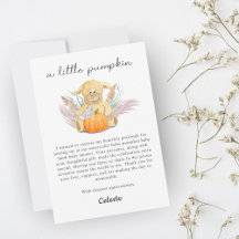 Boho Little Lamb Pumpa Vattenfärg Baby Shower
