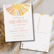 Boho Little Ray of Sunshine Barnrumsfirande