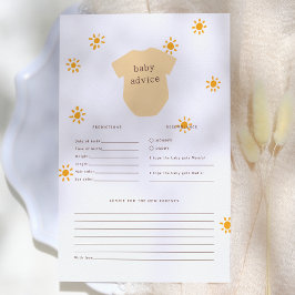 Boho Little Sunshine Baby Förutsägelse & Rådgivnin
