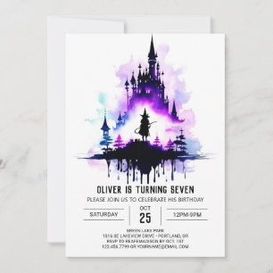 Boho Little Wizard Magic Birthday Inbjudningar