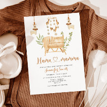 Boho Llama mammamamnesti mobil babydusch