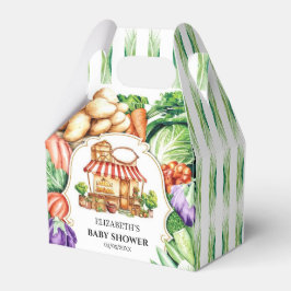 Boho Locally Grown Farmers Market Baby Shower Presentaskar