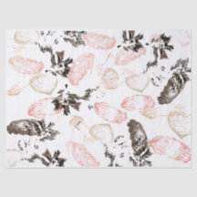 Boho Löv and Feathers Tissue Paper