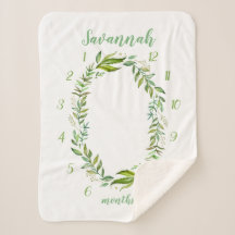 Boho Löv Baby Namn månatlig milstolpe Foto