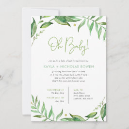 Boho Löv Baby Shower by Mail Inbjudningar