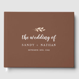 Boho Löv Bröllop Guest Bok