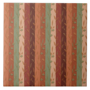 Boho Löv Mönster Rustic Home Decor Kakelplatta