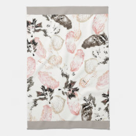 Boho Löv och Feathers Fullt Print Kitchen Towel Kökshandduk