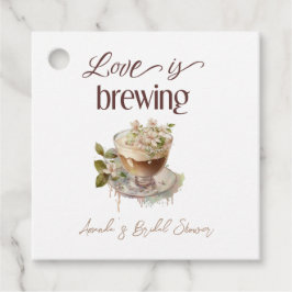 Boho Love brygger Floral bröllopsduschbrunch Gåvor Etiketter