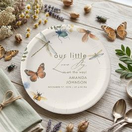 Boho Love Bug Insekter Trollslända baby shower  