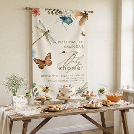 Boho Love Bug Insekter Trollslända baby shower