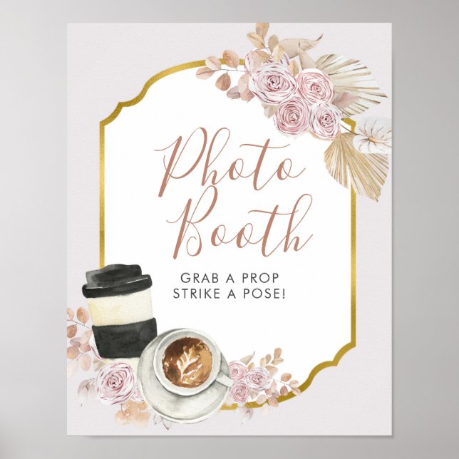Boho Love is Brewing Fotoautomat skylt (Framsidan)