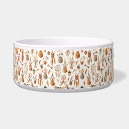 Boho Macrame Easter Pet Bowl Woven Eggs Rope Bones