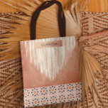 Boho Macrame Southwest Bachelorette Tygkasse<br><div class="desc">En vacker boho Terracotta-design gör att den här anpassningsbarna är en perfekt för din bachelorette-fest eller presenter för brudens sida. Hitta matchande objekt i min butik.</div>